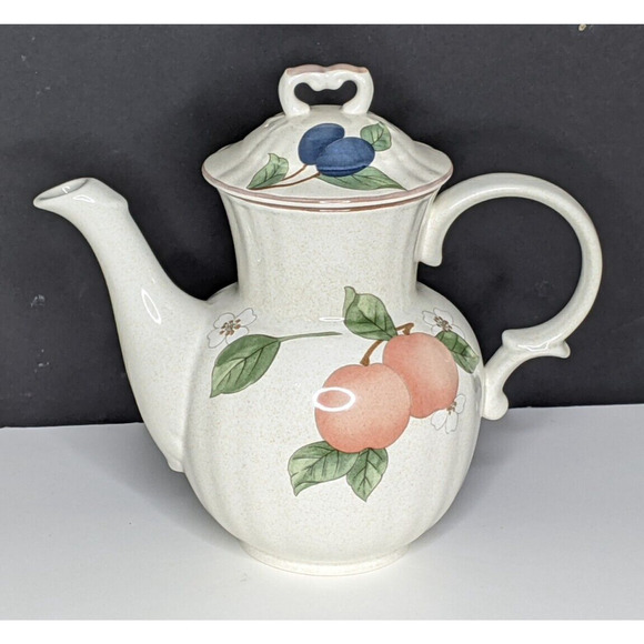 Mikasa Country Classics FRUIT PANORAMA Tall Coffee Pot 6 Cup DC014 EUC - Picture 16 of 16